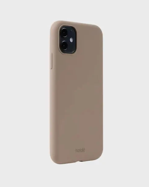 Holdit Telefonskal Silicone iPhone 11/XR - Ljusbrun - Travels And Bags
