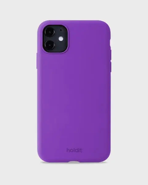 Holdit Telefonskal Silicone iPhone 11/XR - Lila - Travels And Bags