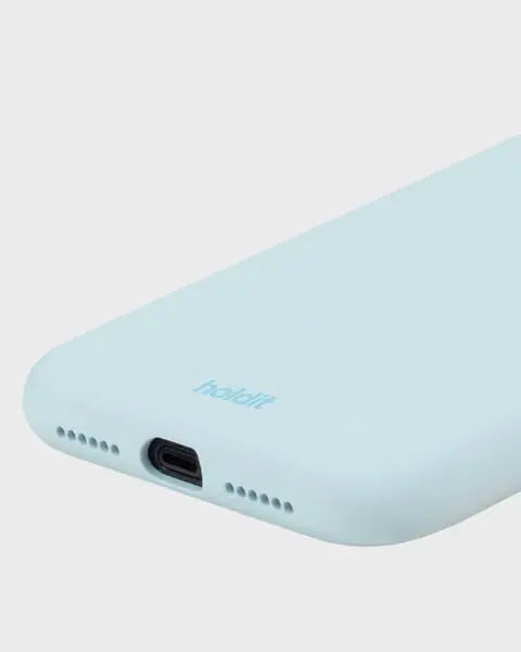 Holdit Telefonskal Silicone iPhone 11/XR - Ljusblå - Travels And Bags