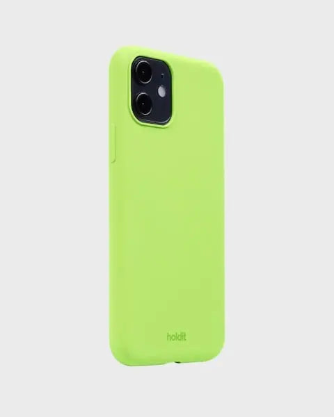 Holdit Telefonskal Silicone iPhone 11/XR - Limegrön - Travels And Bags