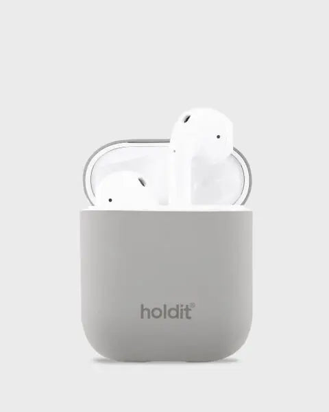 Holdit Airpodsfodral Silicone AirPods 1&2 - Taupe - Travels And Bags
