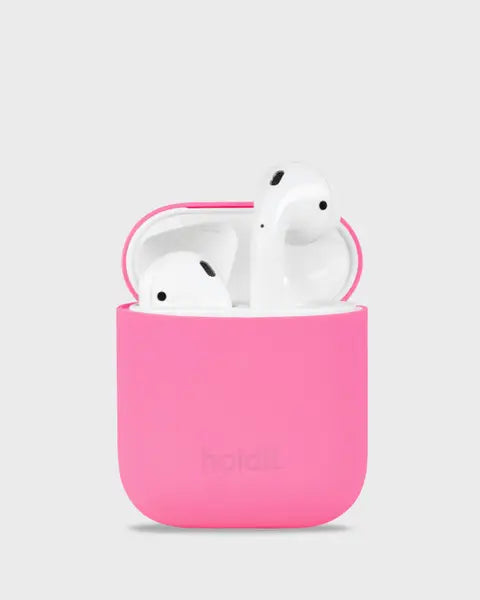 Holdit Airpodsfodral Silicone AirPods 1&2 - Rosa - Travels And Bags