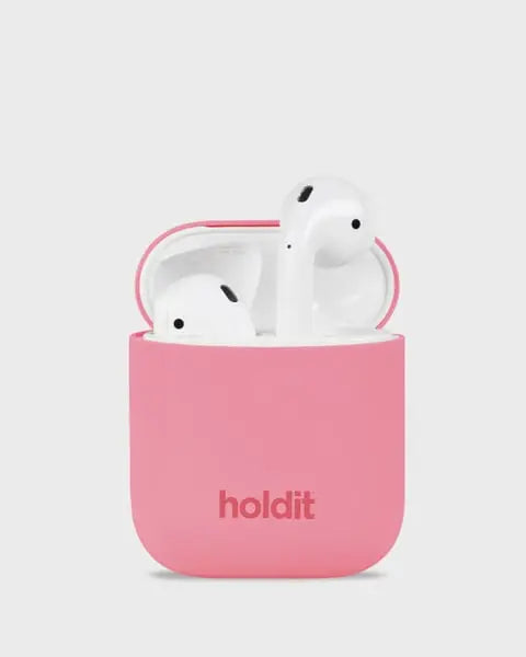 Holdit Airpodsfodral Silicone AirPods 1&2 - Rosa - Travels And Bags