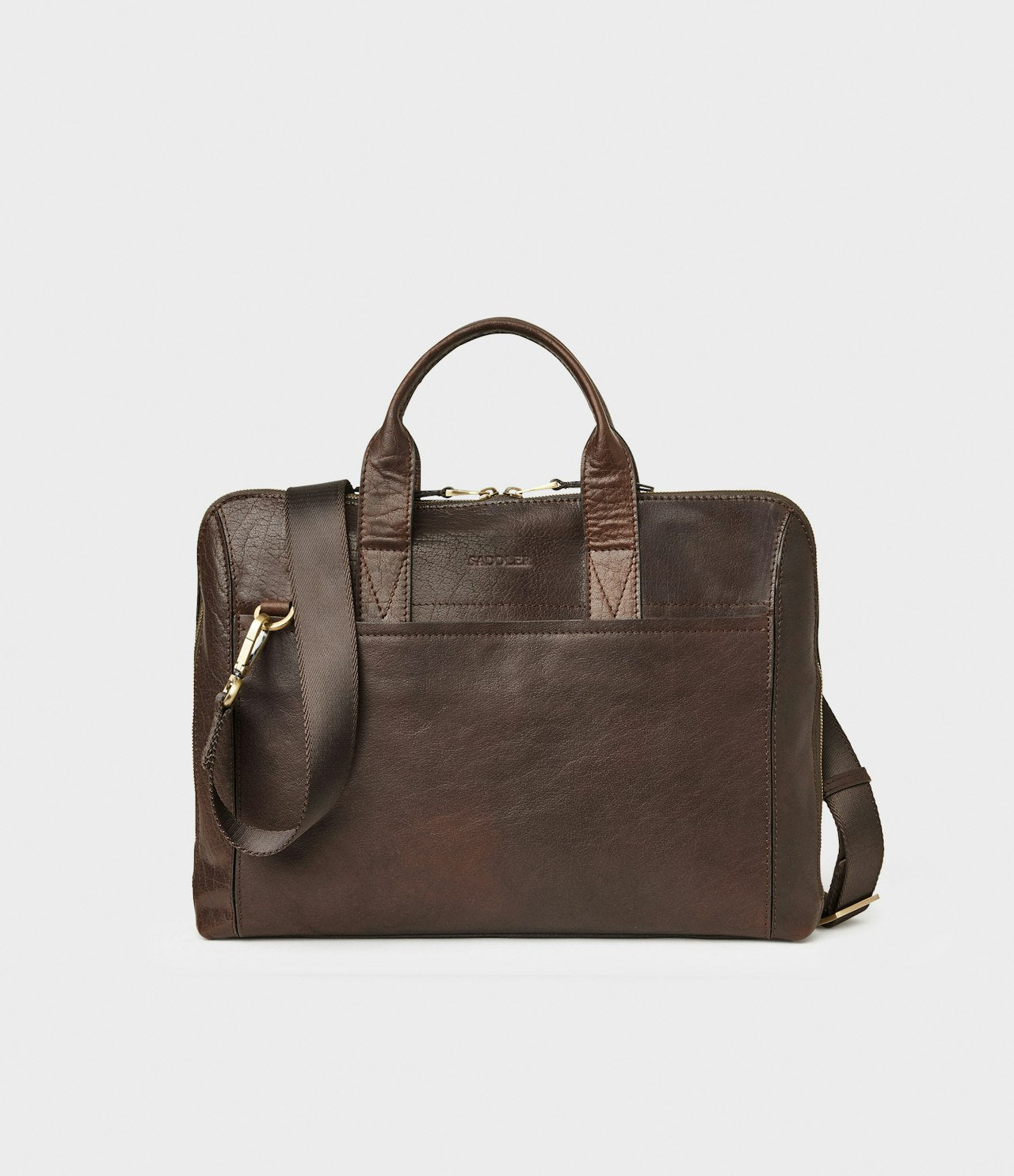 Saddler Gustav Datorväska 15" - Mörkbrun - Travels And Bags