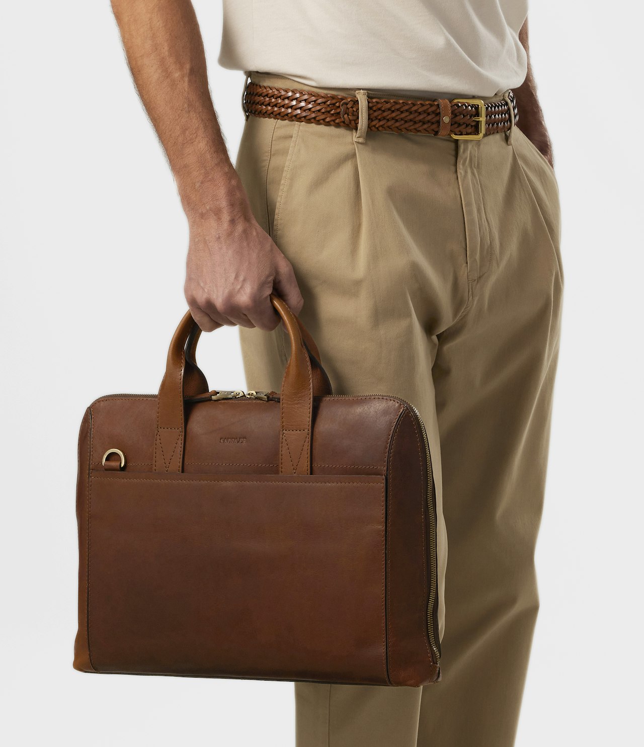 Saddler Gustav Datorväska 15" - Brun - Travels And Bags