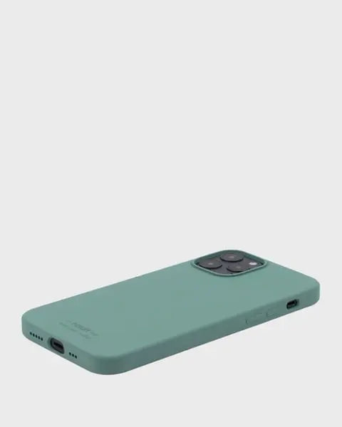 Holdit Telefonskal Silicone iPhone 12/12 Pro - Grön - Travels And Bags
