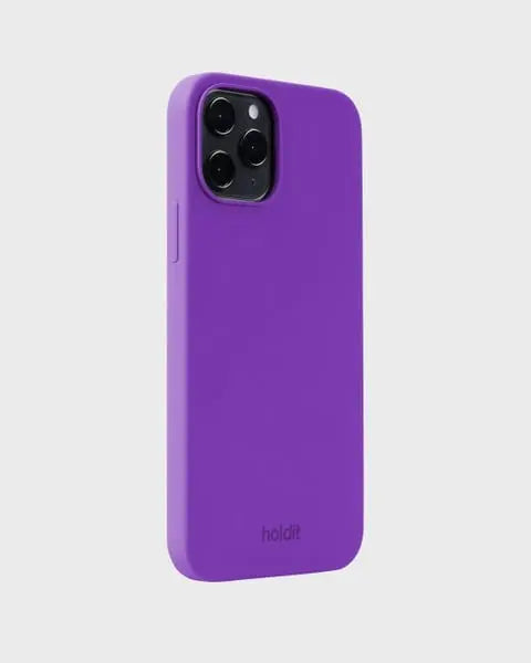 Holdit Telefonskal Silicone iPhone 12/12 Pro - Lila - Travels And Bags