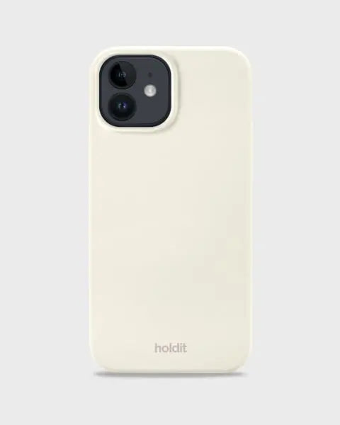 Holdit Telefonskal Silicone iPhone 12/12 Pro - Krämvit - Travels And Bags