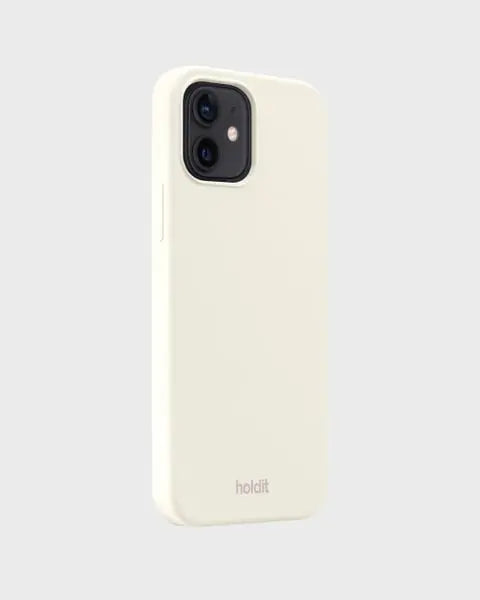 Holdit Telefonskal Silicone iPhone 12/12 Pro - Krämvit - Travels And Bags