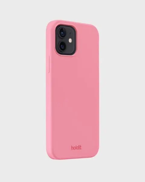 Holdit Telefonskal Silicone iPhone 12/12 Pro - Rosa - Travels And Bags