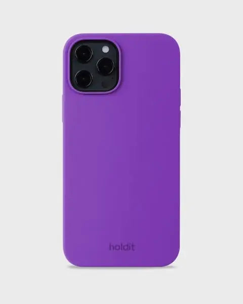 Holdit Telefonskal Silicone iPhone 12/12 Pro - Lila - Travels And Bags
