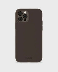 Holdit Silicone Telefonskal iPhone 12/12 Pro - Mörkbrun