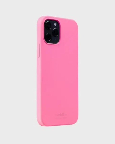 Holdit Telefonskal Silicone iPhone 12/12 Pro - Rosa - Travels And Bags