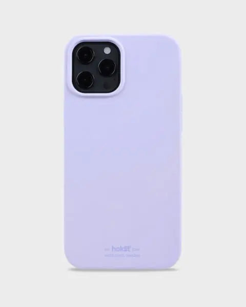 Holdit Telefonskal Silicone iPhone 12/12 Pro - Lavendel - Travels And Bags