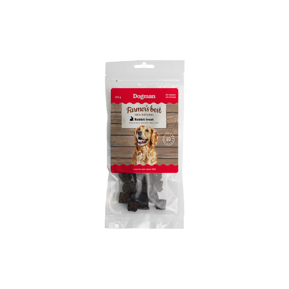 Dogman Rabbit Treat 100g