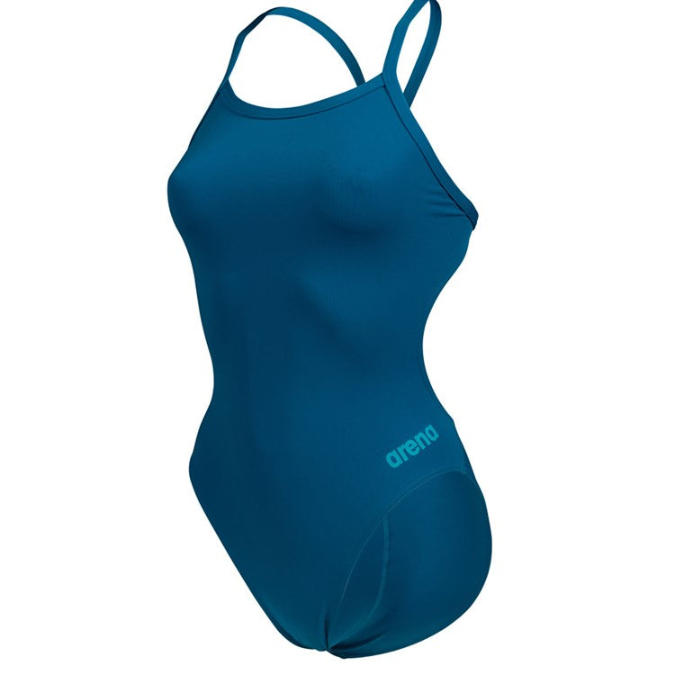 Arena Baddräkt Challenge för damer Solid Blue Cosmo