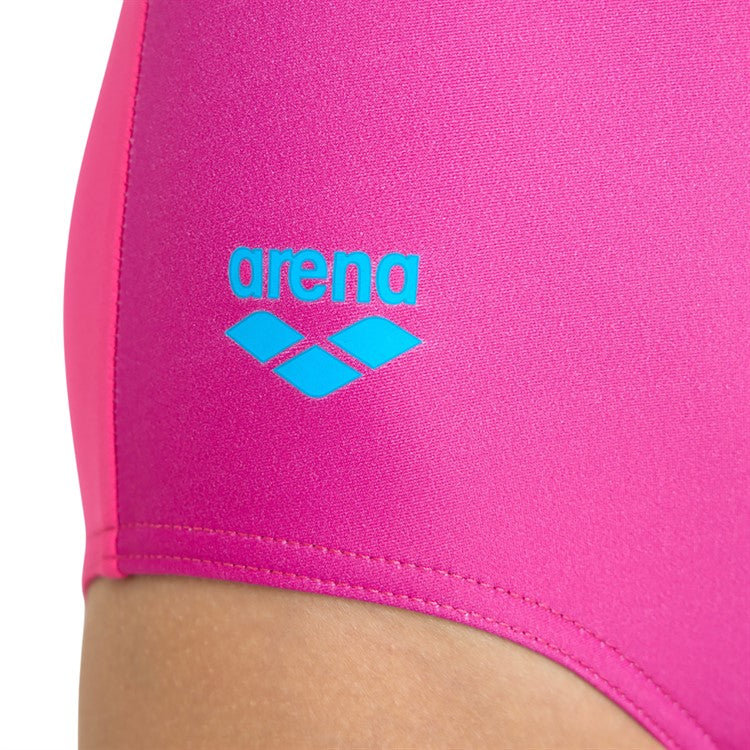 Arena Shading Swim Pro Baddräkt För Flickor - Rosa/blå Arena