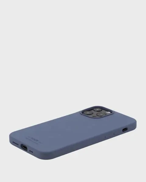 Holdit Telefonskal Silicone iPhone 13 Pro - Marinblå - Travels And Bags