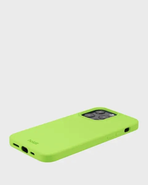 Holdit Telefonskal Silicone iPhone 13 Pro - Limegrön - Travels And Bags