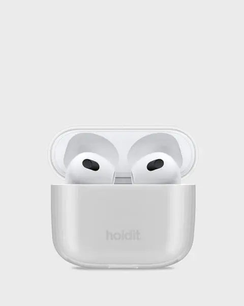 Holdit Airpodsfodral Seethru AirPods 3 - Vit - Travels And Bags