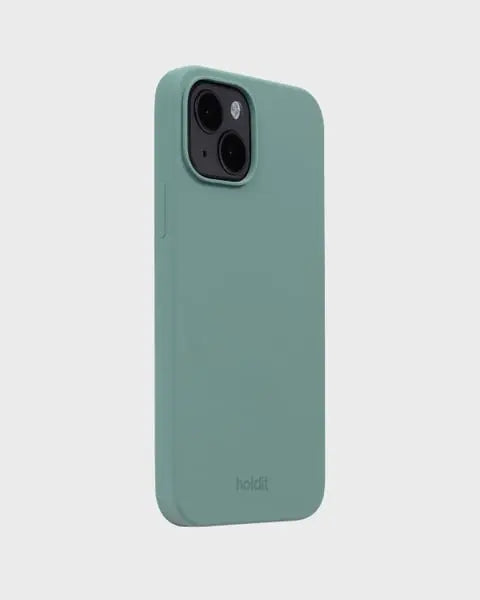 Holdit Telefonskal Silicone iPhone 14/13 - Grön - Travels And Bags