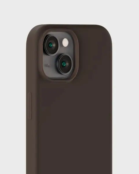 Holdit Telefonskal Silicone iPhone 14/13 - Mörkbrun - Travels And Bags