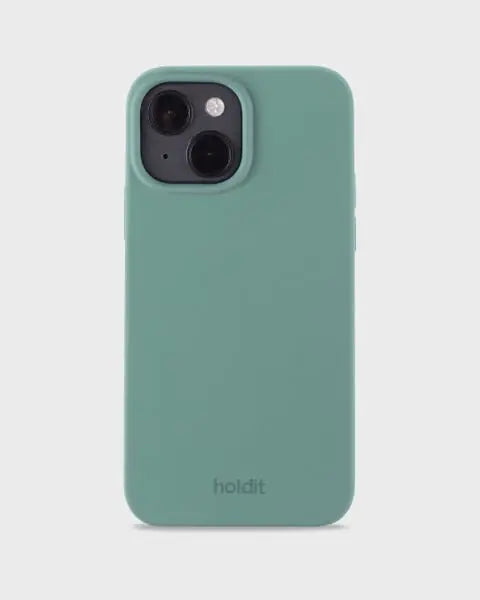 Holdit Telefonskal Silicone iPhone 14/13 - Grön - Travels And Bags