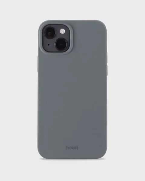 Holdit Telefonskal Silicone iPhone 14 Plus - Grå - Travels And Bags