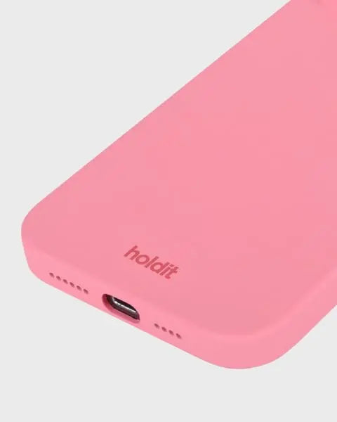 Holdit Telefonskal Silicone iPhone 14 Pro Max - Rosa - Travels And Bags