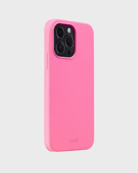 Holdit Telefonskal Silicone iPhone 14 Pro Max - Rosa - Travels And Bags