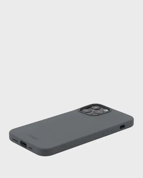 Holdit Telefonskal Silicone iPhone 14 Pro Max - Grå - Travels And Bags