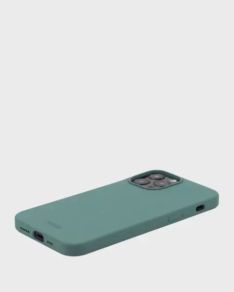 Holdit Telefonskal Silicone iPhone 14 Pro Max - Grön - Travels And Bags