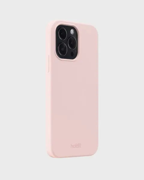 Holdit Telefonskal Silicone iPhone 14 Pro Max - Ljusrosa - Travels And Bags