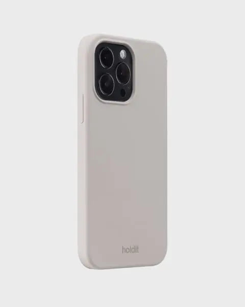Holdit Telefonskal Silicone iPhone 14 Pro Max - Taupe - Travels And Bags
