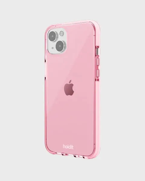 Holdit Telefonskal Seethru iPhone 14 Plus - Rosa - Travels And Bags