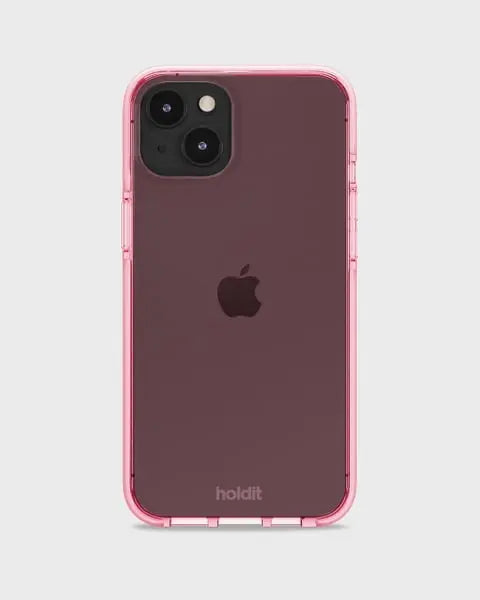 Holdit Telefonskal Seethru iPhone 14 Plus - Rosa - Travels And Bags