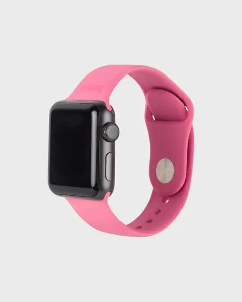 Holdit Silikonband Apple Watch 42/44/45/49mm - Rosa - Travels And Bags