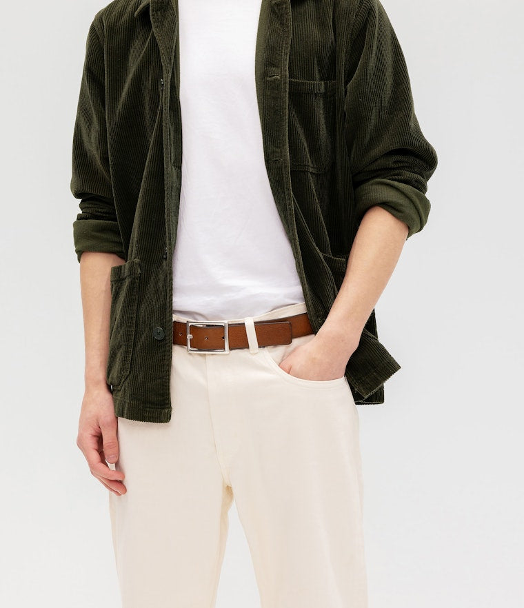 Saddler Fransisco Vändbart Läderbälte - Svart/brun - Travels And Bags