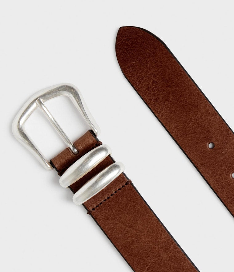 Saddler Serena Läderbälte - Brun - Travels And Bags