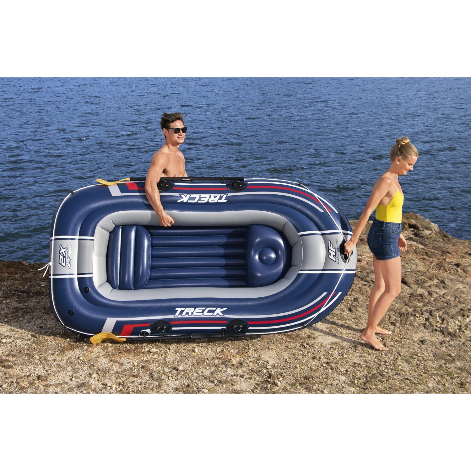 Bestway Hydro Force Treck X2 Set Gummibåt 2.55x1.27m - Travels And Bags