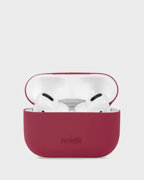 Holdit Airpodsfodral Silicone AirPods Pro - Röd - Travels And Bags