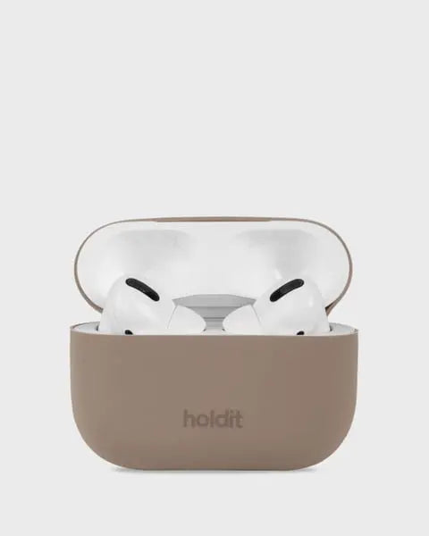 Holdit Airpodsfodral Silicone AirPods Pro - Ljusbrun - Travels And Bags