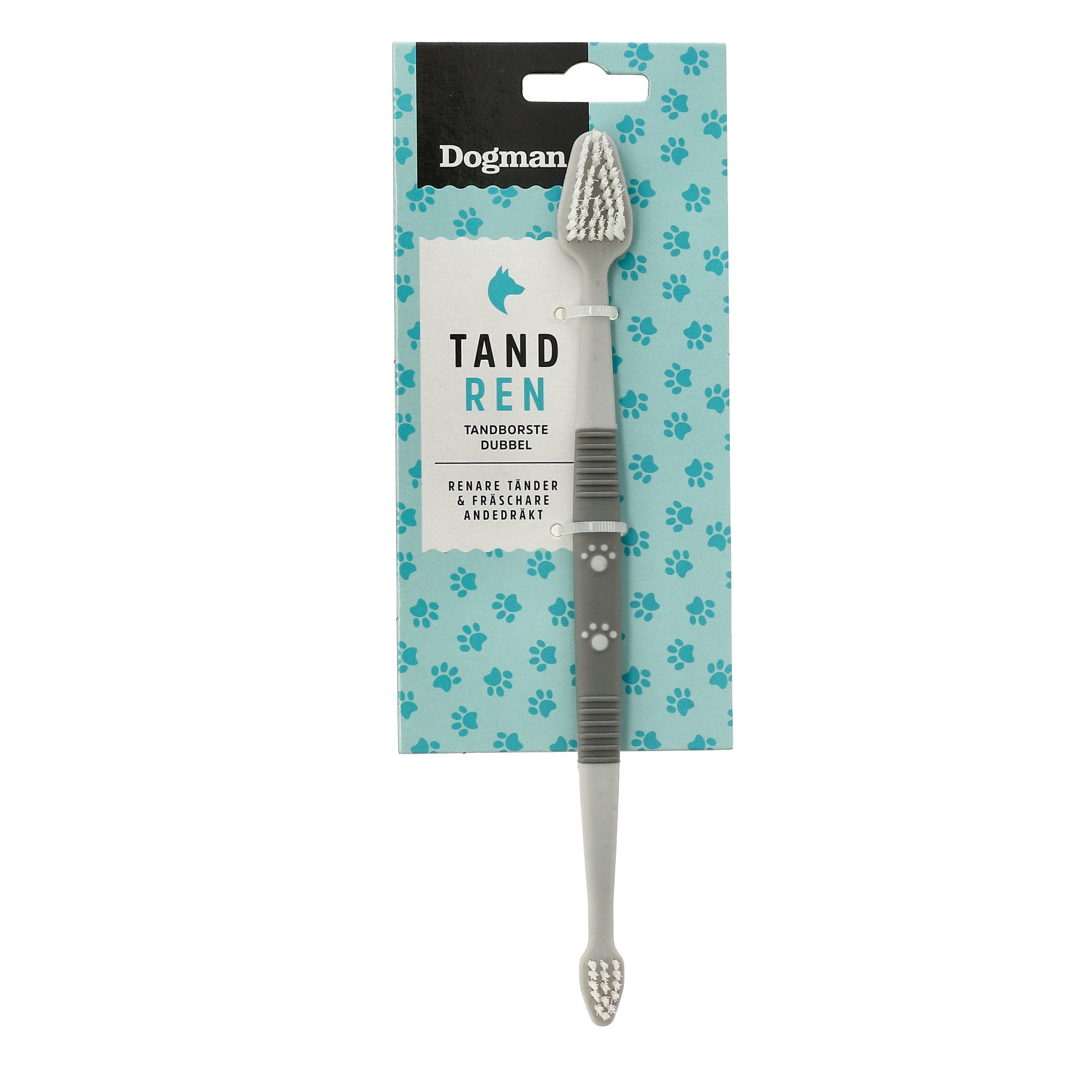 Dogman Hundtandborste Dubbel
