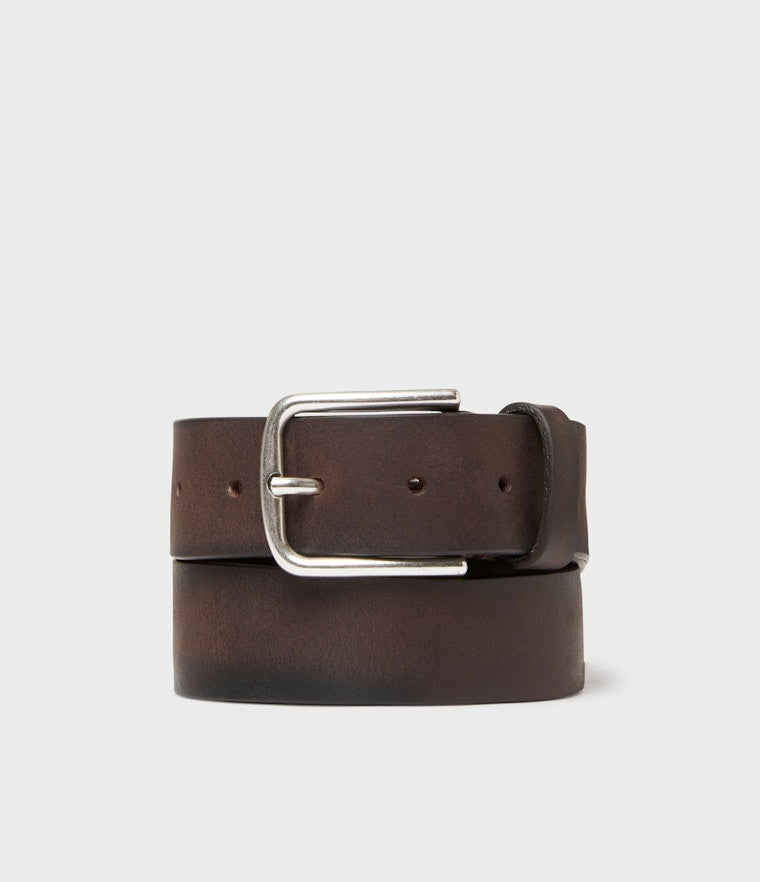 Saddler Bergviken Läderbälte - Mörkbrun - Travels And Bags