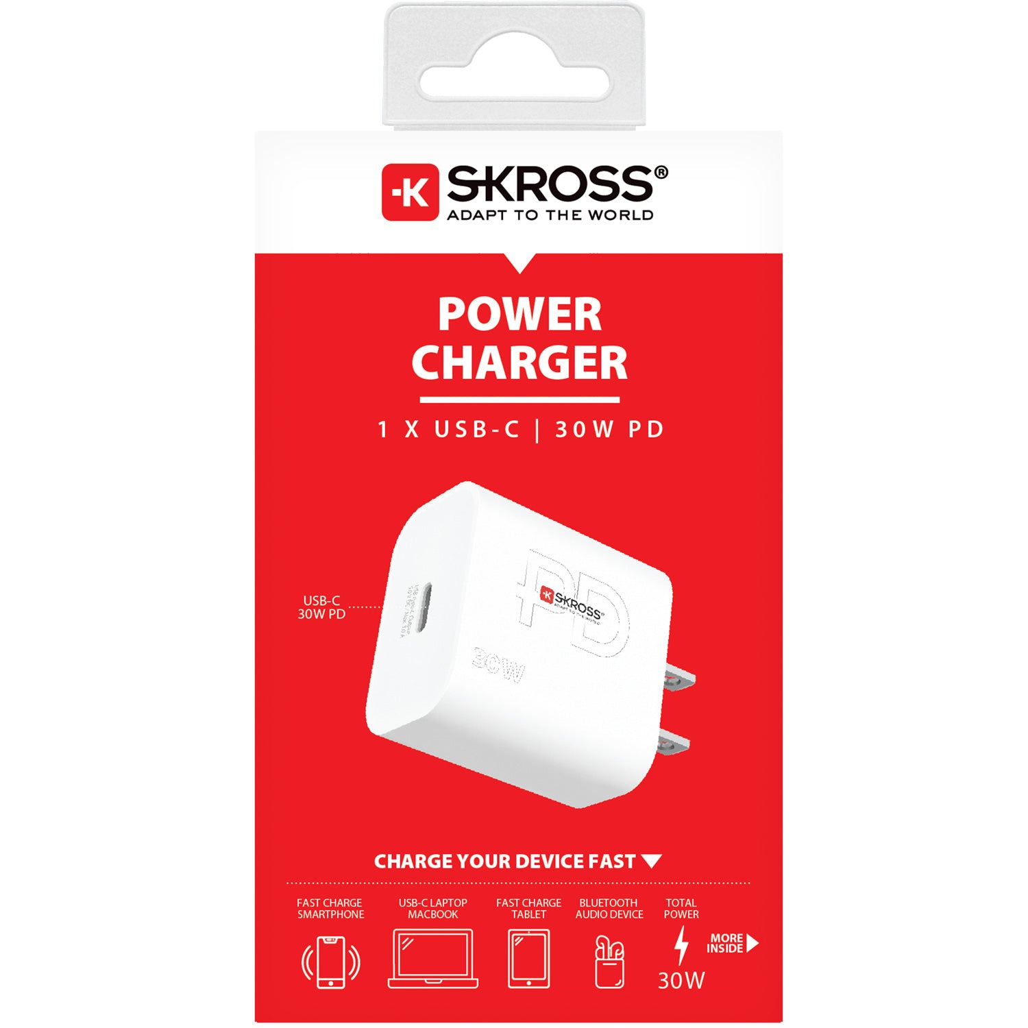 SKROSS - Reseladdare USA/Japan m.fl. USB-C PD 30W Ojordad - Travels And Bags