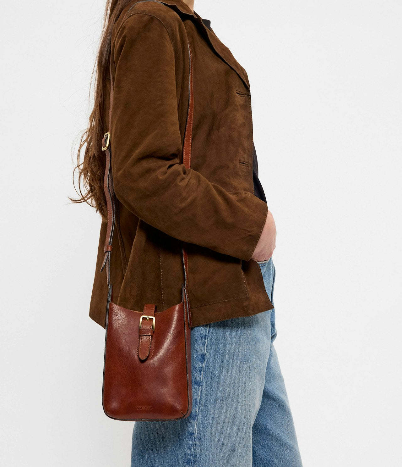 Saddler Sally Axelremsväska - Brun - Travels And Bags