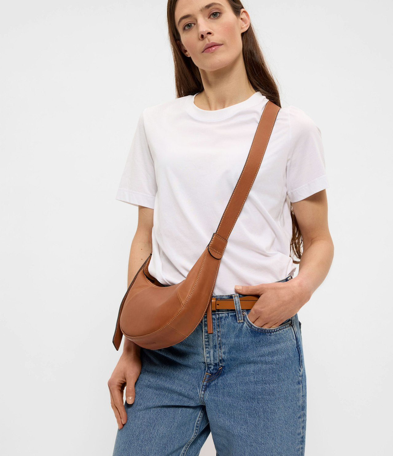 Saddler Penny Axelremsväska - Ljusbrun - Travels And Bags