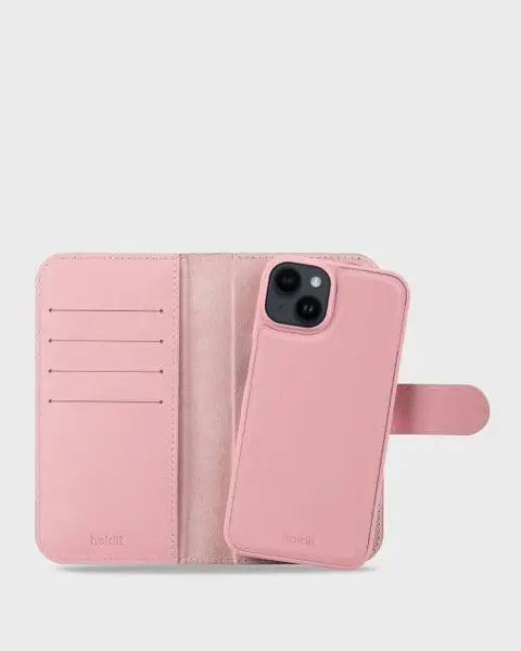 Holdit Wallet Case Magnet iPhone 14/13 - Rosa - Travels And Bags