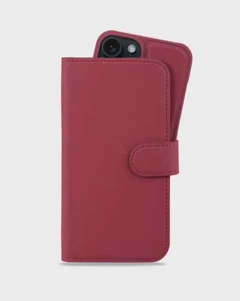 Holdit Wallet Case Magnet iPhone 14/13 - Röd - Travels And Bags