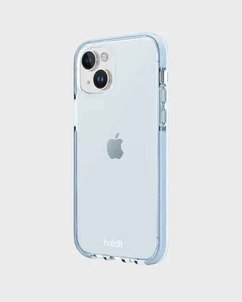 Holdit Telefonskal Seethru iPhone 15 - Blå - Travels And Bags